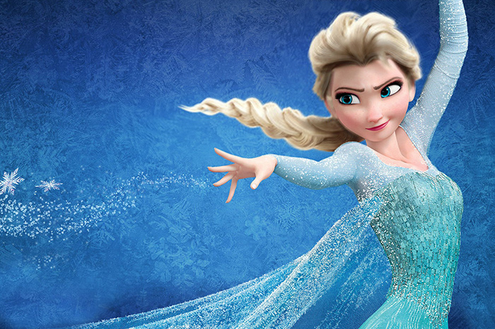 Máscara Infantil da Elsa do filme Frozen 3 Camadas