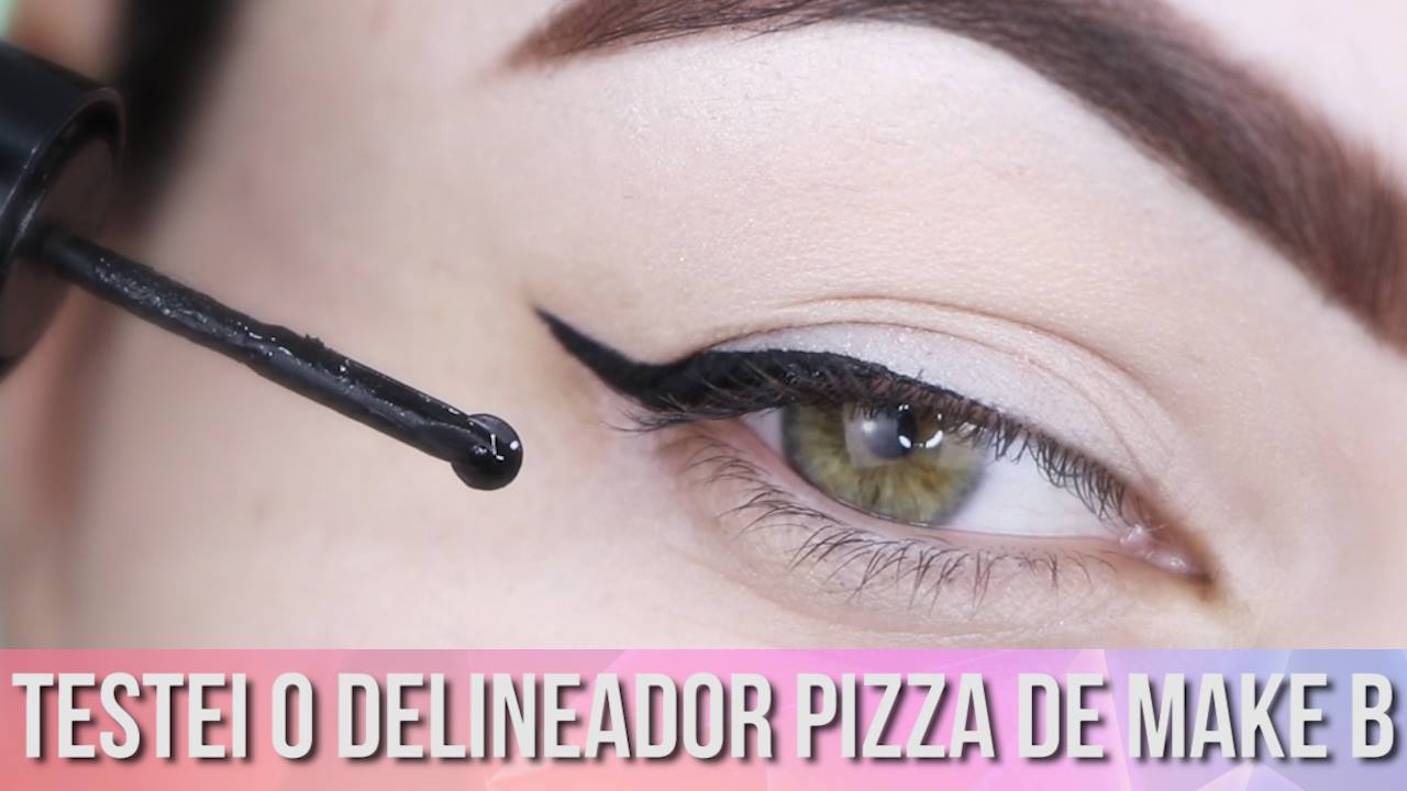 Caneta Delineadora Chanfrada Quem Disse Berenice Resenha Testei O Delineador Pizza Roller De Make B Pausa Para Feminices