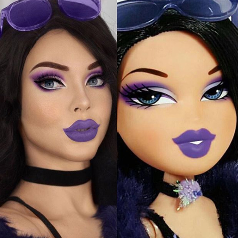 Bratz Challenge: a galera do Instagram está se transformando em boneca!